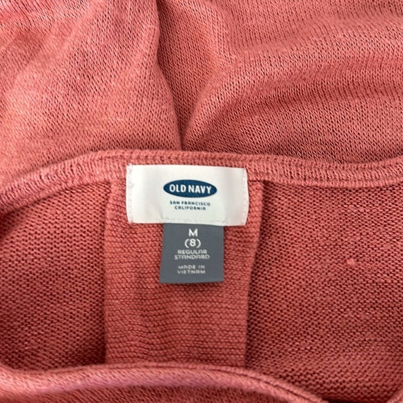 OLD NAVY Cowl Neck Hi-Low Rose Long Sleeve Tee Girls Size M 8 - Picture 3 of 4